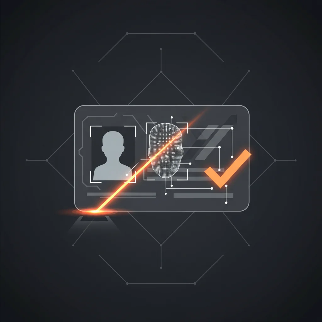 Government ID Verification with biometric scanning
